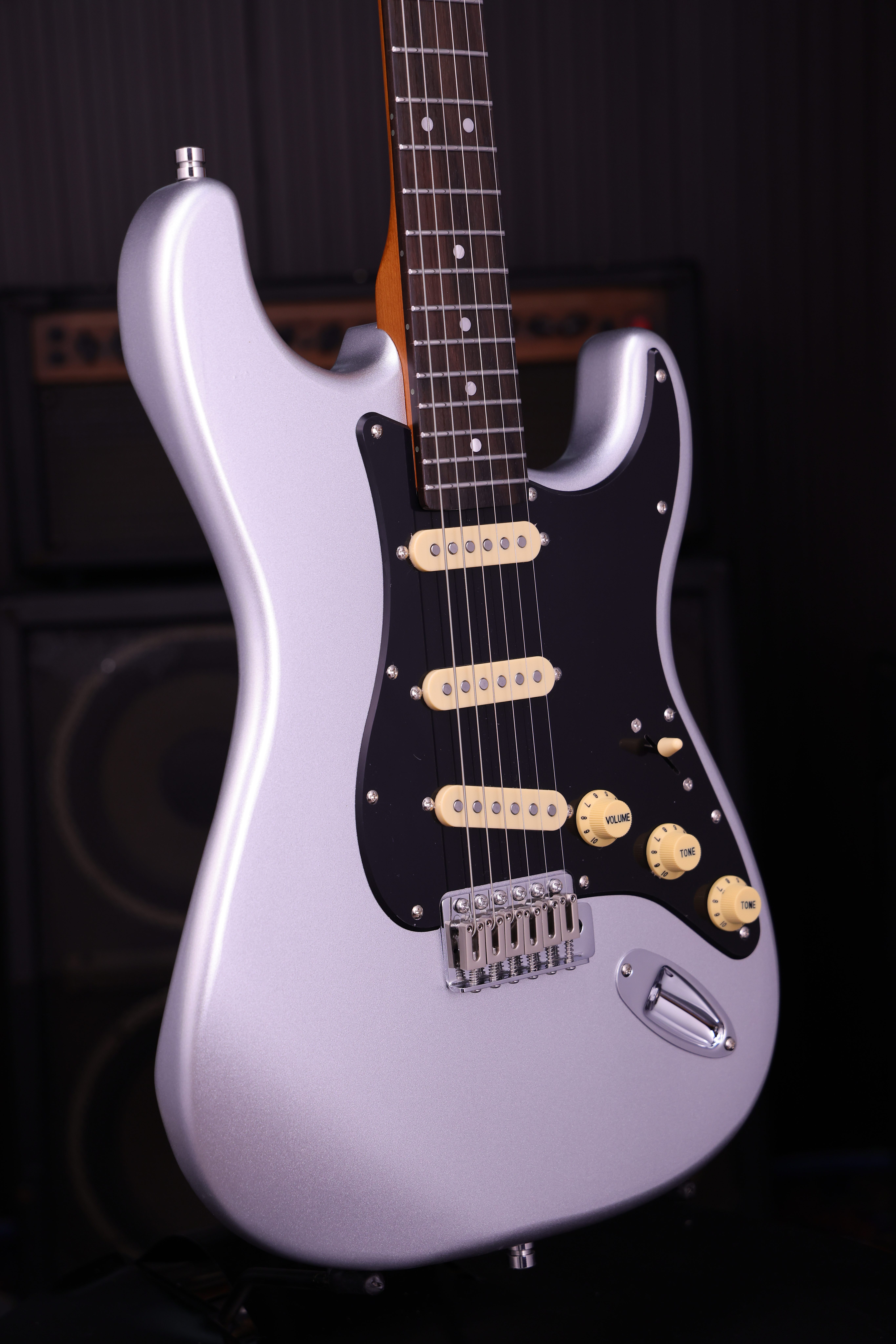PS-3 Silver SSS ST-Style E-Gitarre